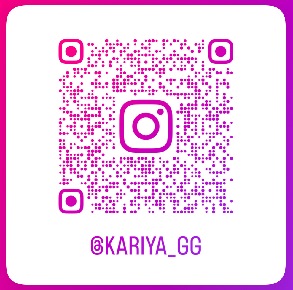 インスタグラムQRコード @kariya_gg